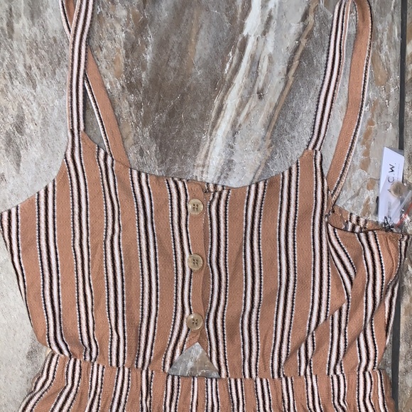 NWT Striped Jumpsuit - Picture 3 of 15